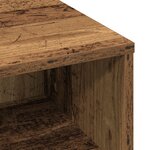 Table basse vidaXL en vieux bois 60x60x30 cm en bois reconstitué