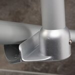 Ridder support de tringle de rideau de douche chrome 55x2 5x2 5 cm