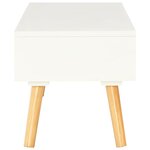 Vidaxl meuble tv blanc 120 x 35 x 35 cm pin massif