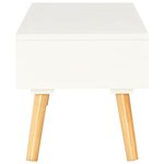 vidaXL Meuble TV Blanc 120 x 35 x 35 cm Pin massif