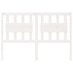 vidaXL Tête de lit blanc 140 5x4x100 cm bois massif de pin