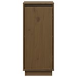 vidaXL Buffets 2 Pièces Marron miel 31 5x34x75 cm Bois massif de pin