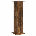 vidaXL Support de Plante 2 pc Chêne fumé 30 5 x 30 x 100 5 cm