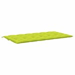 vidaXL Coussin de banc de jardin vert vif 200x(50+50)x7cm tissu oxford