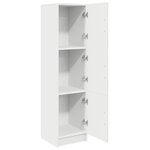 vidaXL Meuble de Rangement Blanc 31 5 x 32 x 124 cm Bois d'ingénierie