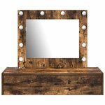 vidaXL Table de Toilette Marron 83 x 40 x 70 cm Bois d'ingénierie