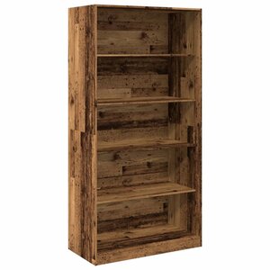 vidaXL Garde-robe vieux bois 100x50x200 cm bois d'ingénierie