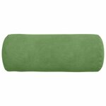 vidaXL Coussins d'accent 2 Pièces Vert clair Ø 15 x 40 cm