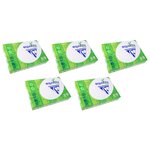 Ramette 500 Feuilles Papier 80g A4 210x297 mm Certifié PEFC 50  Recyclé Blanc x 5 EQUALITY