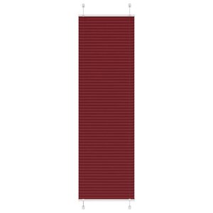 vidaXL Store plissé rouge bordeaux 55x200 cm largeur du tissu 54 4 cm