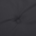 vidaXL Coussins de chaise longue lot de 2 noir tissu oxford