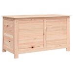 vidaXL Boîte à coussins d'extérieur 100x50x56 cm Bois de sapin massif