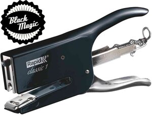 Pince agrafeuse classique K1 Retro Magic Black, noir RAPID