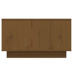 vidaXL Table basse Marron miel 55x56x32 cm Bois massif de pin