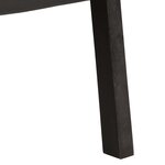 vidaXL Fauteuil noir cuir véritable