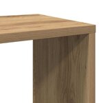 vidaXL Bibliothèque chêne artisanal 100x24x63 cm bois d'ingénierie