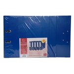 Lot De 5 Classeurs À Levier Intérieur Et Extérieur En Polypropylène - Dos De 80mm - Mécanique Prem'touch - Format À Classer A4 - Bleu Foncé - Exacompta