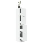 vidaXL Armoire d'apothicaire blanc 30x41x174 5 cm bois d'ingénierie