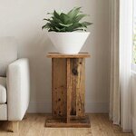 vidaXL Support de Plante Bois ancien 25 x 25 5 x 40 5 cm