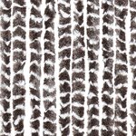 vidaXL Moustiquaire Marron et blanc 56x185 cm Chenille