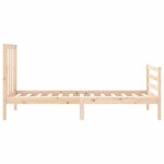 vidaXL Cadre de lit sans matelas 90x200 cm bois de pin massif