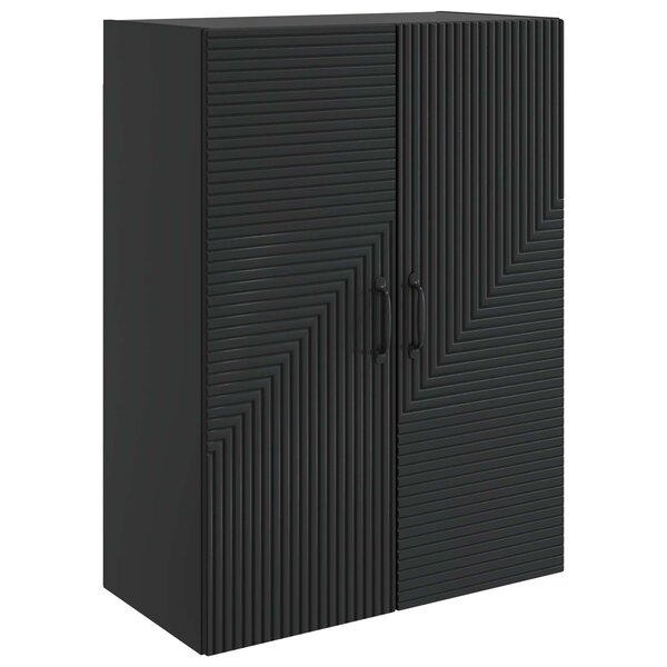vidaXL Armoire Murale Noir 66 x 34 5 x 90 cm Bois d'ingénierie