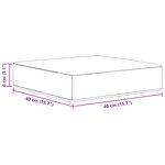 vidaXL Coussin de Siège d'Extérieur Vert 40 x 40 x 8 cm