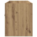 vidaXL Armoire d'évier avec stockage Chêne artisanal Bois d'ingénierie