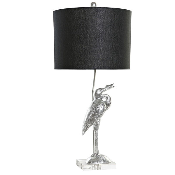 Lampe héron en résine 74 cm