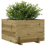 vidaXL Jardinière 70x70x49 5 cm bois de pin imprégné