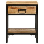 vidaXL Cabinet de chevet avec tiroir Marron 40 x 35 x 50 cm