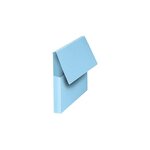 ELBA 50x Pochette document à soufflet, A4, carton, bleu pastel