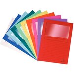 Paquet de 10 chemises à fenetre Forever - 22x31cm - Couleurs assorties x 10 EXACOMPTA
