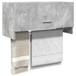 vidaXL Garde-robe gris béton 70x32 5x35 cm bois d'ingénierie