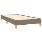 vidaXL Cadre de lit Taupe 80x200 cm Tissu