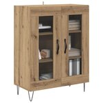 vidaXL Buffet Chêne artisanal 69 5 x 34 x 90 cm Bois d'ingénierie
