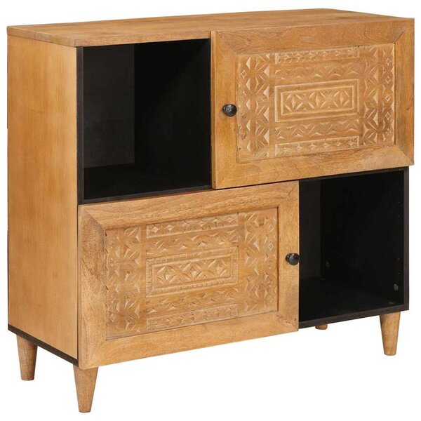 vidaXL Buffet Marron clair 33 5 x 80 x 75 cm