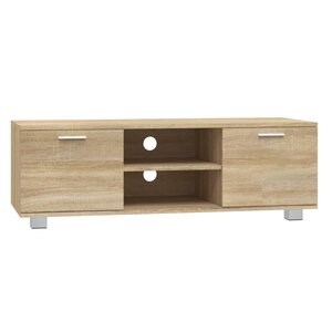 vidaXL Meuble TV Chêne sonoma 120x40 5x35 cm Bois d'ingénierie