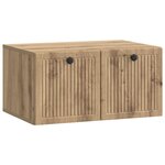 vidaXL Meuble TV mural 59 5 x 41 x 30 cm Chêne artisanal
