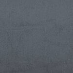 vidaXL Cadre de lit Gris foncé 120x200 cm Velours