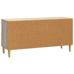 vidaXL Meuble TV 102 x 34 5 x 50 cm Chêne Sonoma Bois d'ingénierie