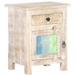 vidaXL Table de chevet 40x30x50 cm Bois d'acacia brut