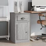 vidaXL Armoire latérale avec tiroir sonoma gris 40x50x75 cm