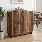 vidaXL Buffet Bois ancien 89 x 34 5 x 80 cm Bois d'ingénierie