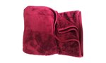 Grand plaid uni 150 x 200 cm - Rouge