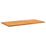 vidaXL Plateau de table Marron 110 x 55 x 2 cm Bois d'acacia massif