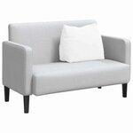 vidaXL Coussin de Dos Blanc 60 x 20 x 50 cm tissu