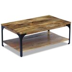 vidaXL Table basse Bois de manguier 100x60x38 cm