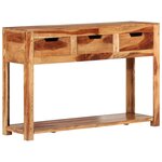 vidaXL Table console 110x35x75 cm bois massif d'acacia