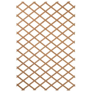 Nature Palissade de jardin 50 x 150 cm Bois Naturel